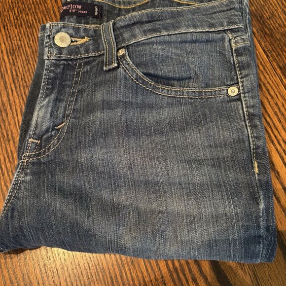 Levi's 518 Superlow Boot Cut Vtg Women's Denim Jeans Size 7M JR. (Actual 30x30) - Picture 14 of 14
